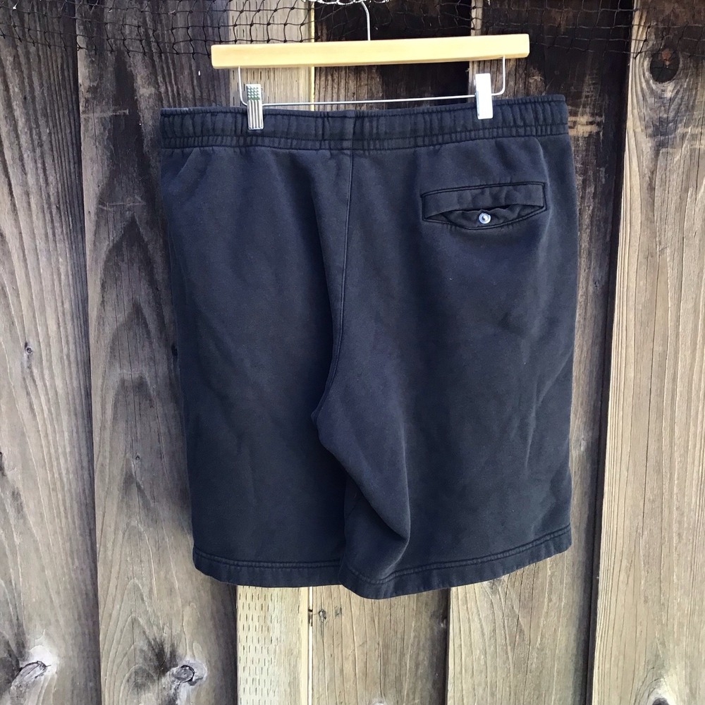 Nike Club Fleece Big Swoosh Sweat Shorts Black Mens XL 843520-010 - Picture 3 of 5